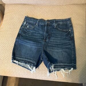 Judy Blue Released Hem Tummy Control Shorts XL